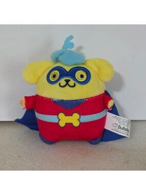 Hello Kitty & Friends Pompompurin Superhero Bullsitoy Plush Sanrio Keychain 4"
